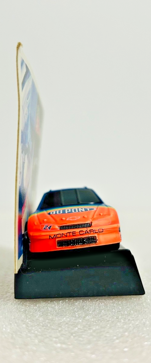 Racing Champions Jeff Gordon #24 DuPont 1:64 NASCAR Diecast Car + Card Stand