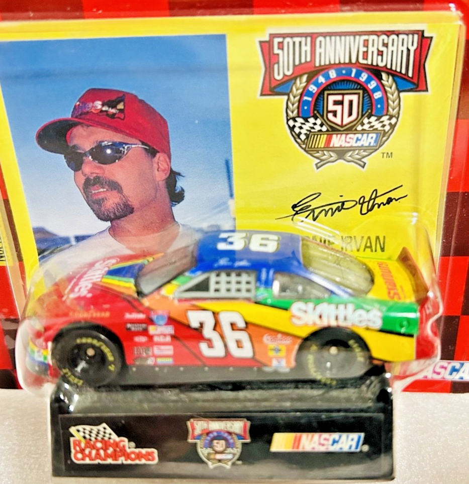 Racing Champions NASCAR 50th Anniversary #36 Skittles Ernie Irvan Diecast
