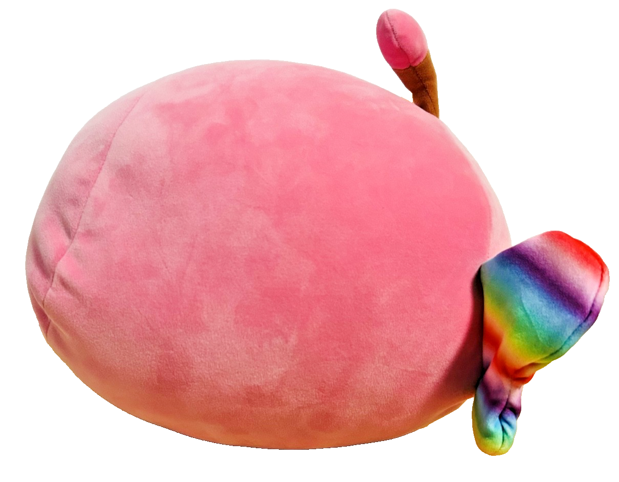 Squishmallows Stackable Pink Axolotl Plush Rainbow Gills Jazwares 16”