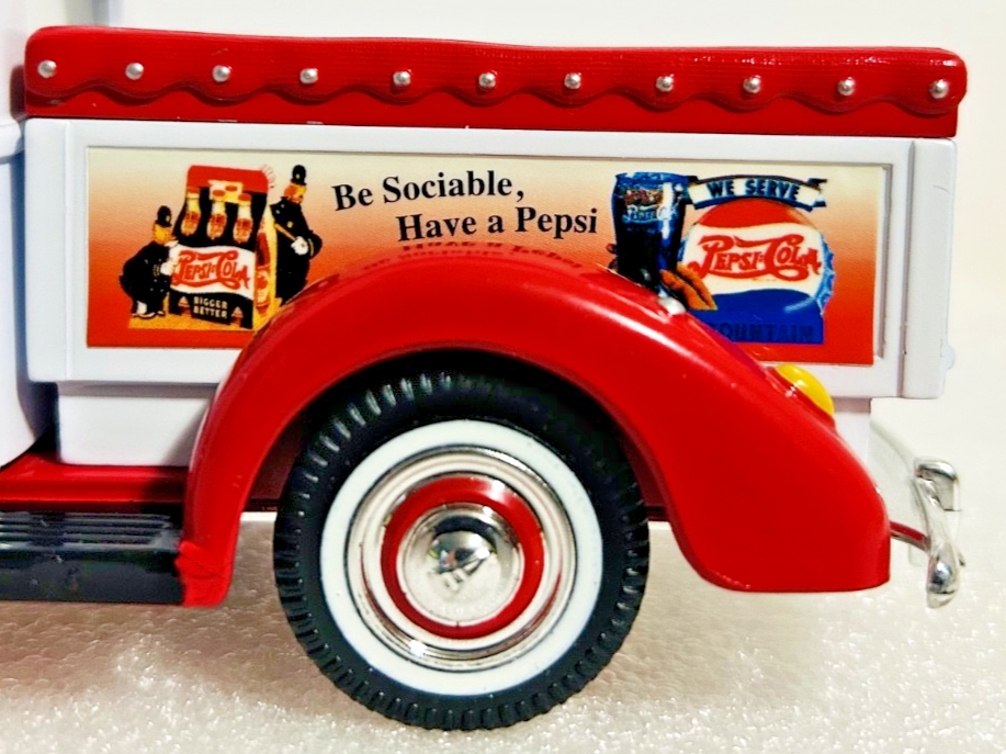 1940 Ford Pepsi-Cola Delivery Truck Diecast Model Vintage Style