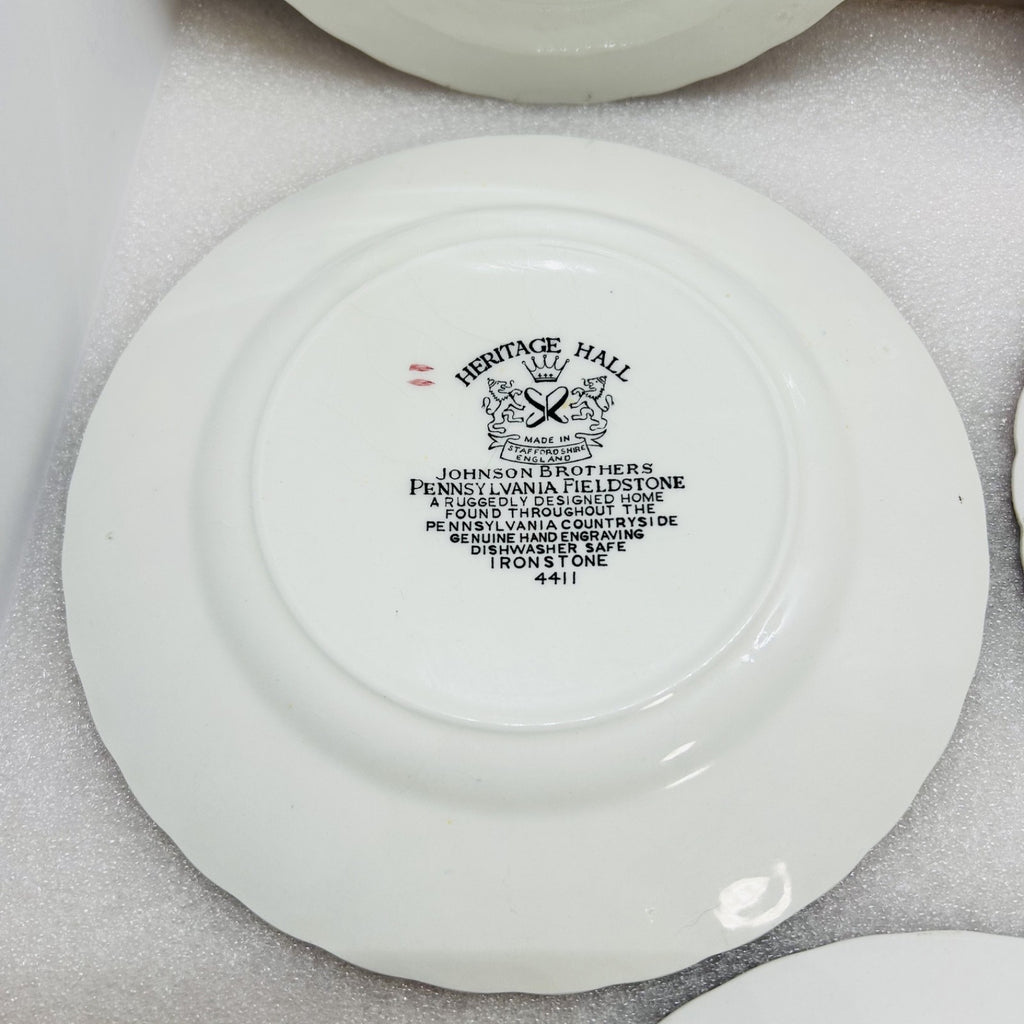Johnson Brothers Heritage Hall Pennsylvania Fieldstone Salad Plates Set of 5