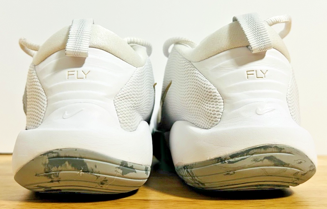 Nike Fly.By Basketball Shoes White Gold ISOFLY Youth 5Y FN4384-100
