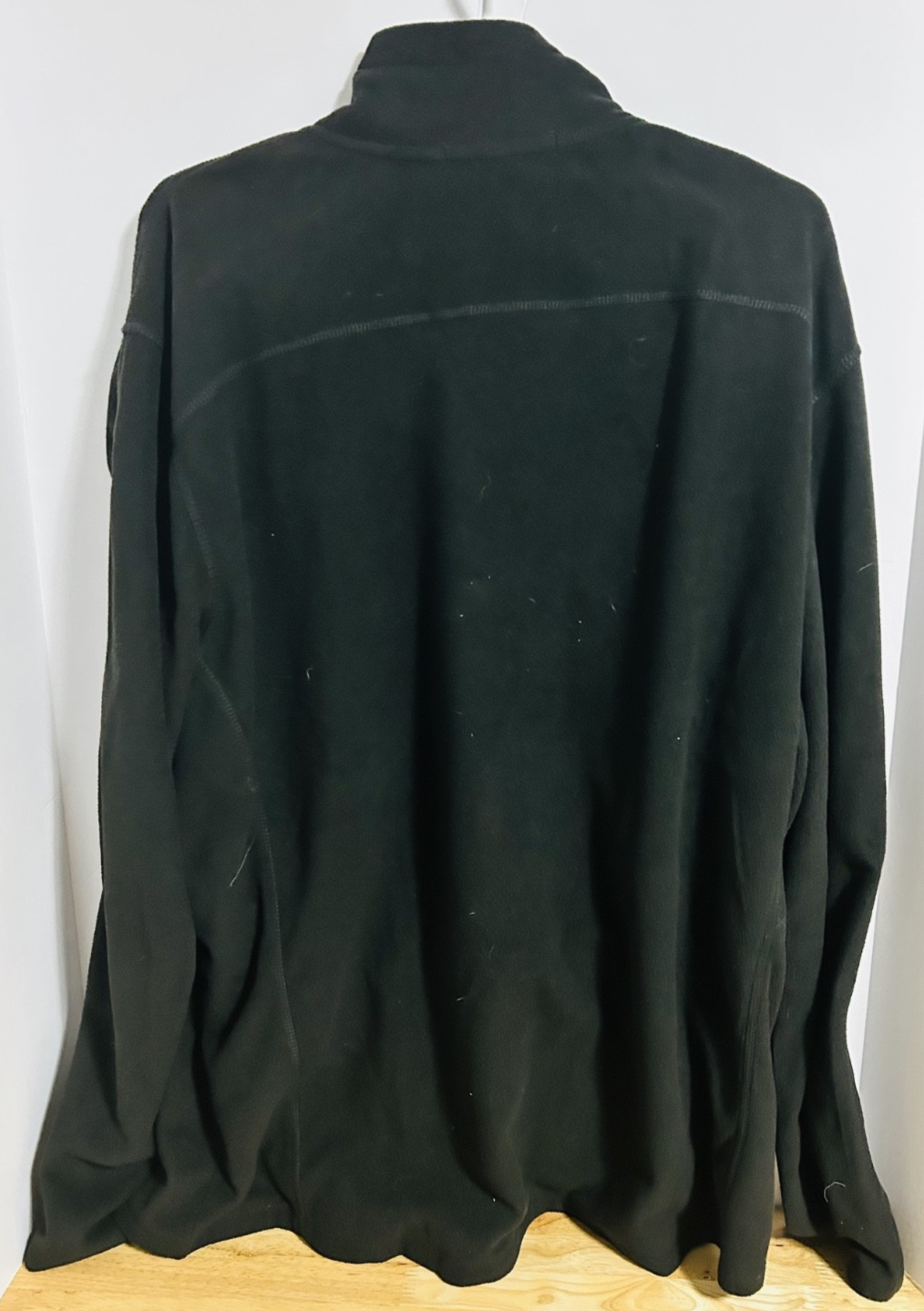 Port Authority Black Fleece Jacket 2XL Full Zip Polyester Mens