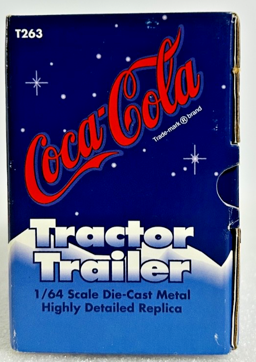 Coca-Cola 1/64 Die-Cast Polar Bear Tractor Trailer Truck NIB Vintage
