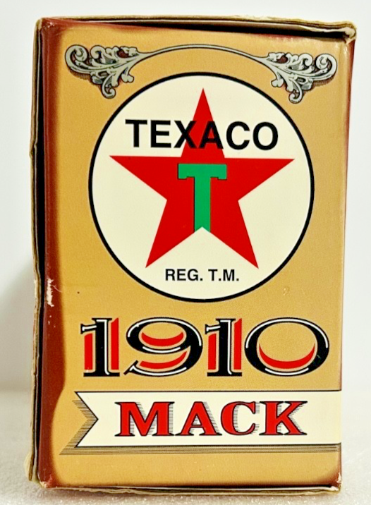 1995 Ertl Texaco 1910 Mack Tanker Coin Bank Diecast w/ Box & Paperwork