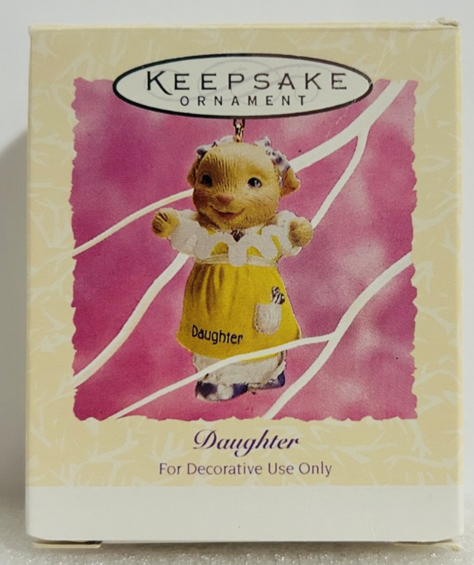 Hallmark Keepsake Daughter Easter Ornament 1994 Bunny Rabbit