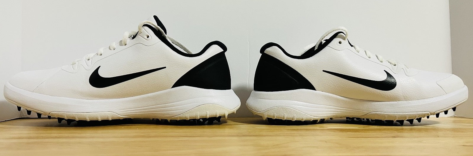 Nike Golf FITSOLE White Black Spikeless Shoes Womens 6.5 CT0531 101