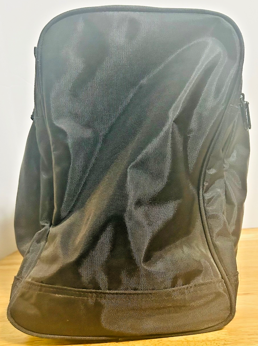 Brunswick Bowling Ball Tote Bag Black Single Ball w Side Zip Pocket