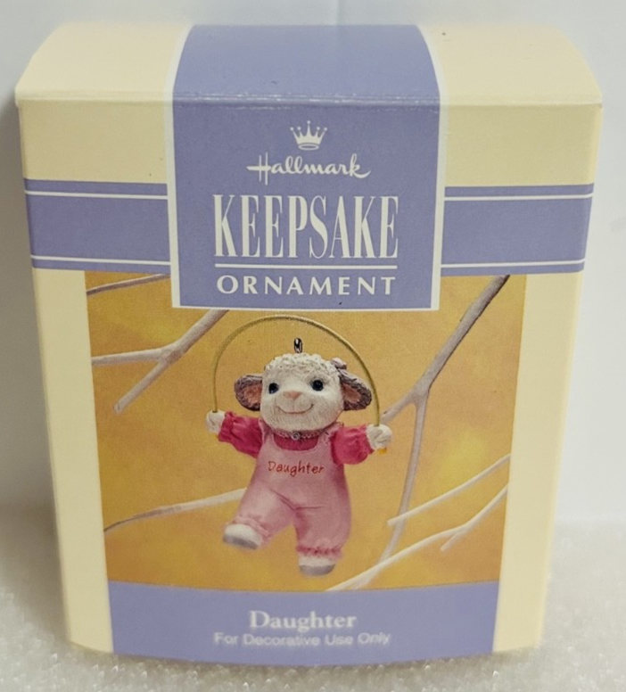 Hallmark Keepsake Ornament 1993 Easter Daughter Lamb QEO834-2