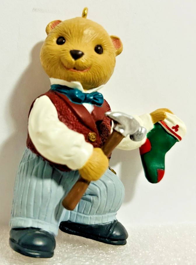 Hallmark Bearingers Poppa Bearinger 1993 Keepsake Ornament MIB
