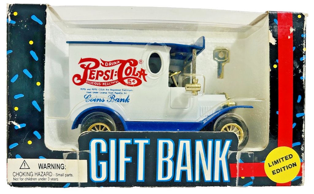 Vintage Pepsi-Cola Diecast Coin Bank Delivery Truck Gift Bank 31402