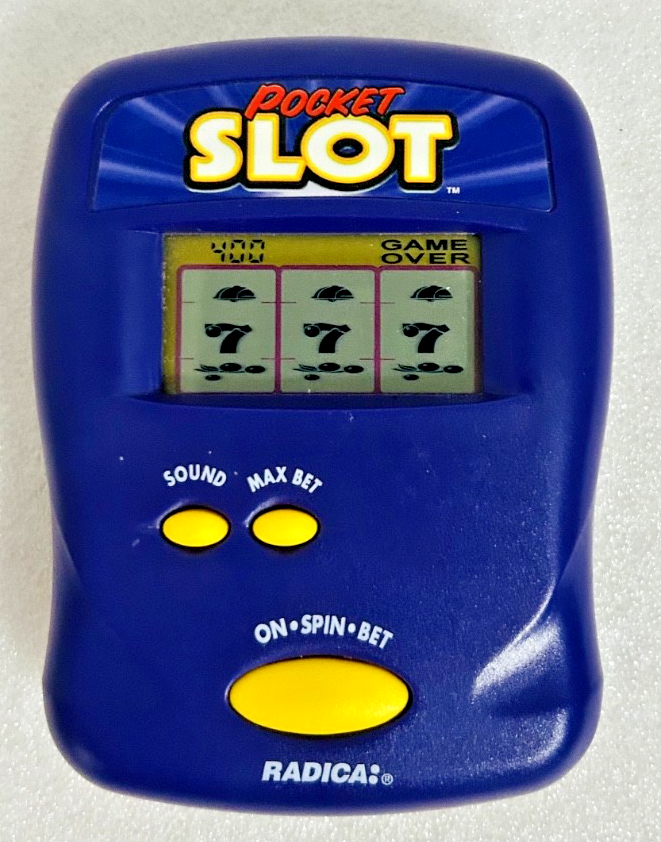Lot of 4 Radica Handheld Casino Games Poker Blackjack Slot Tested
