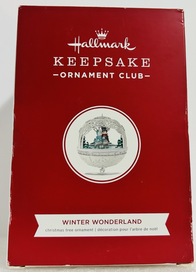2018 Hallmark Keepsake Ornament Club Winter Wonderland QXC5306
