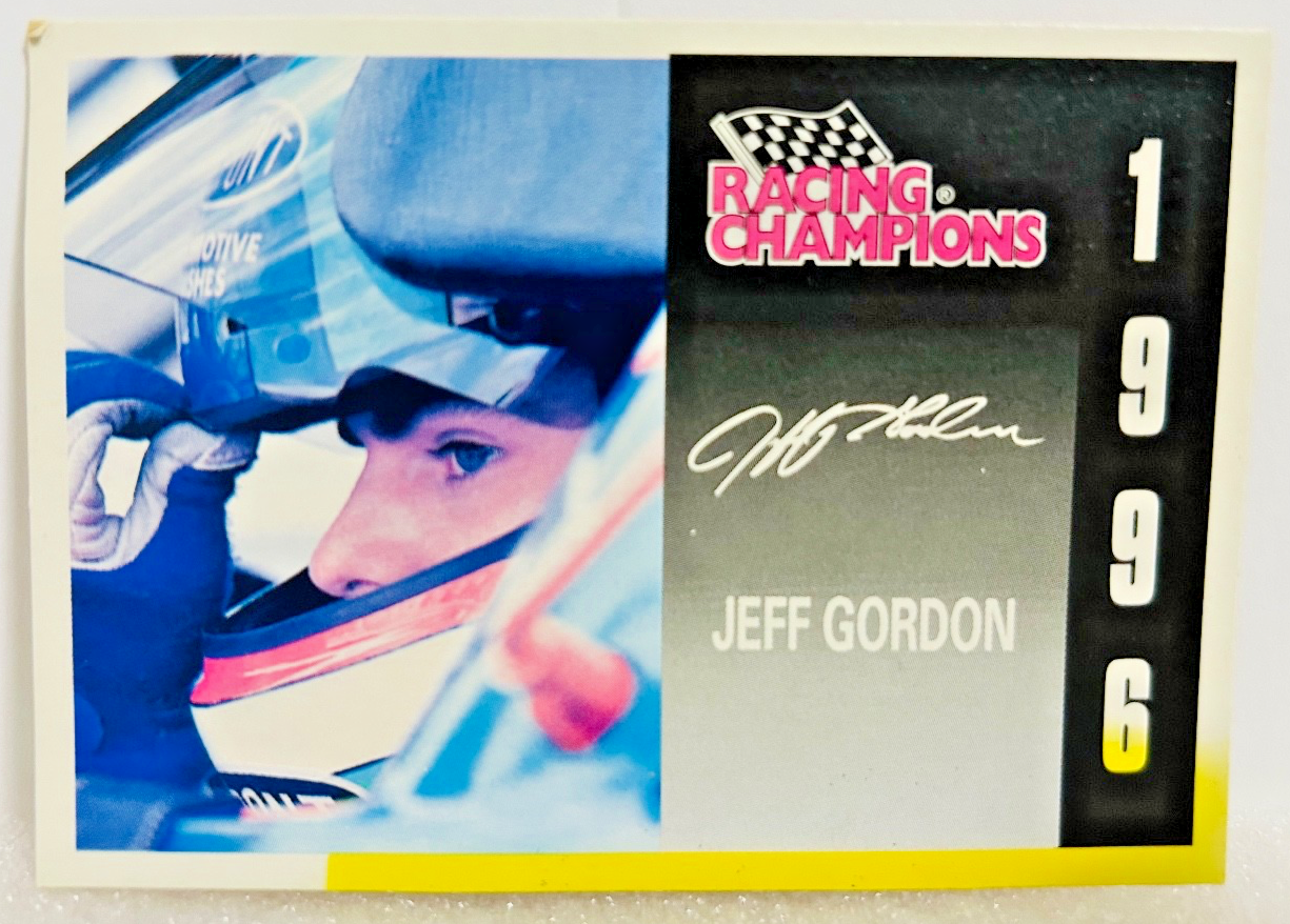 Racing Champions Jeff Gordon #24 DuPont 1:64 NASCAR Diecast Car + Card Stand