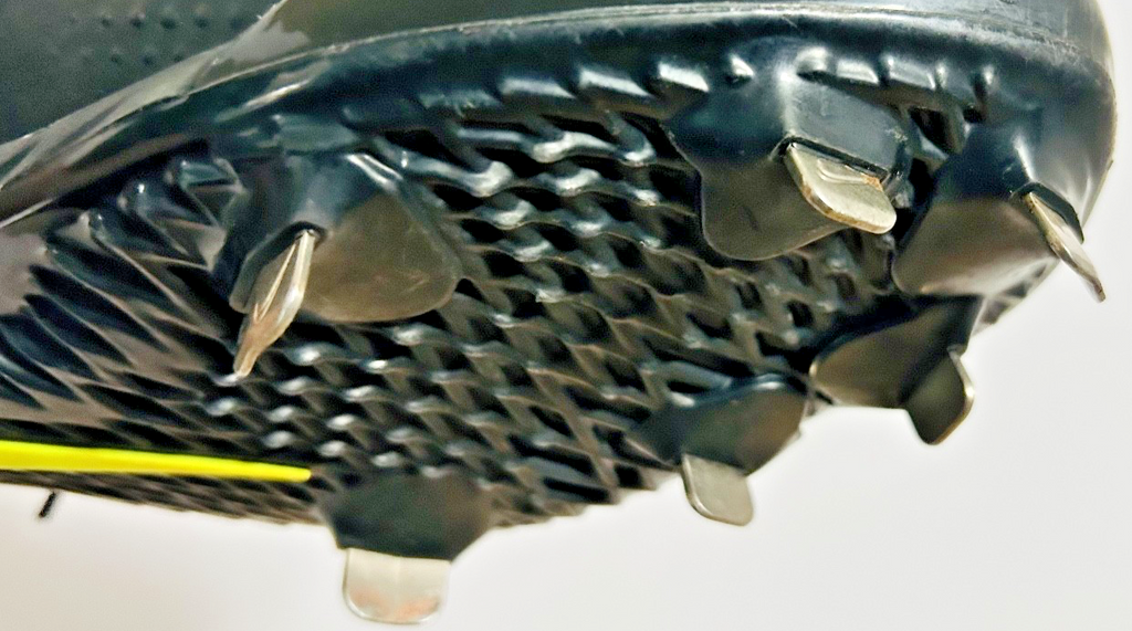 Nike Vapor Metal Baseball Cleats Black White LunarLON Men's 10.5