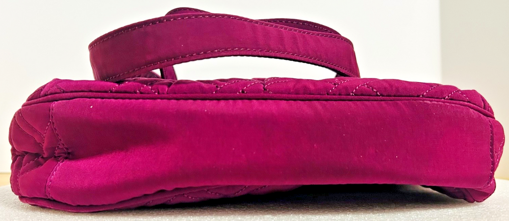 Vera Bradley Magenta Quilted Crossbody Shoulder Bag Pink