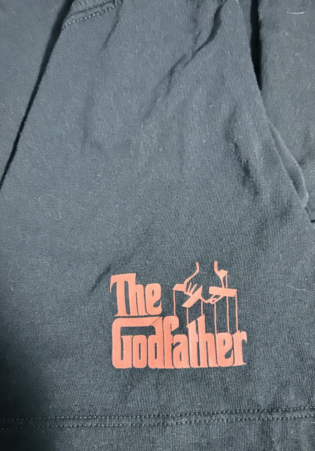 The Godfather Graphic T-Shirt Mens XL Black King of Hearts Movie Tee