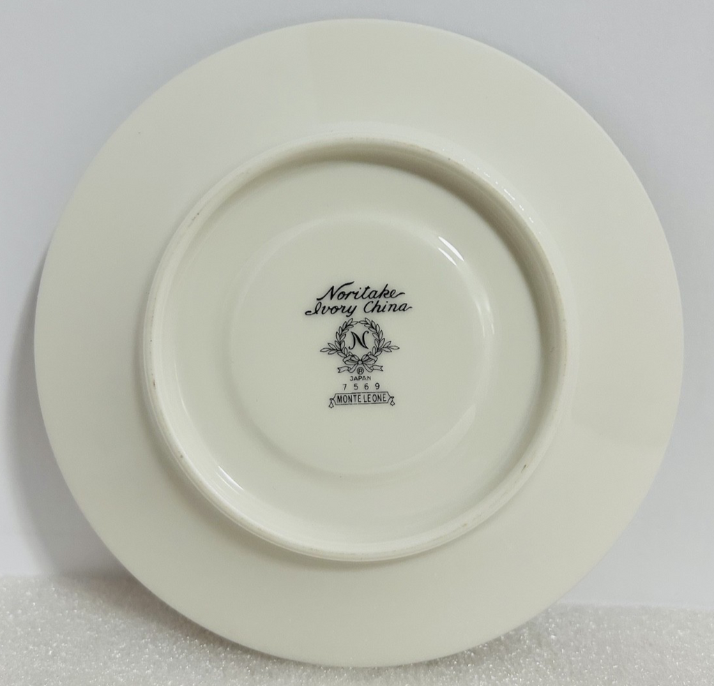 Noritake Monte Leone 7569 Cup Saucer Dinner Plate Set Japan