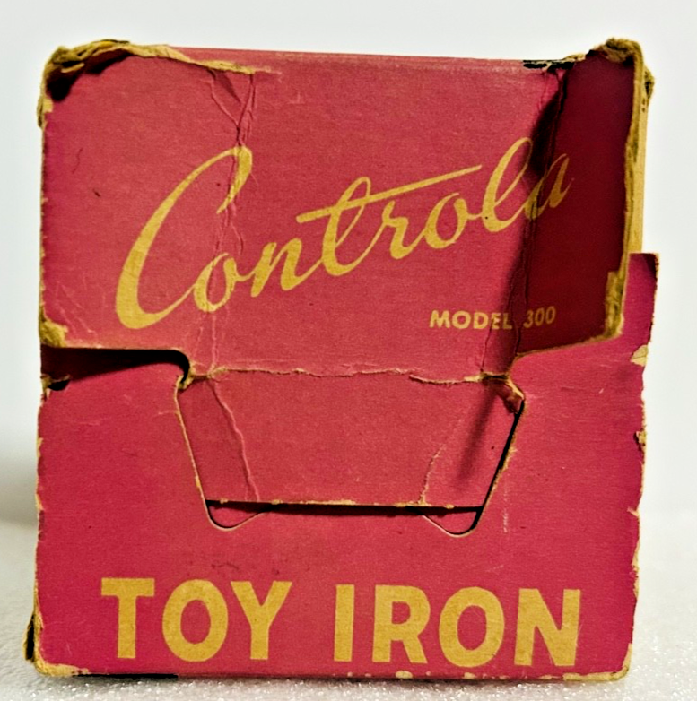 Vintage Controla Little Lady Electric Toy Iron Model 300 w/ Box Untested