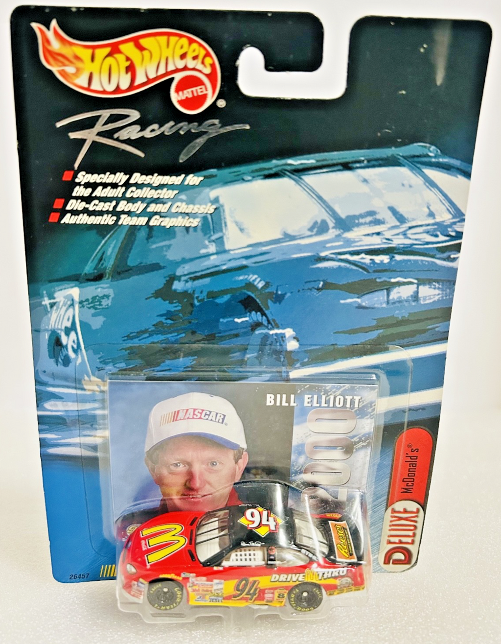 Hot Wheels Racing Deluxe Bill Elliott #94 McDonalds NASCAR 1/64 MOC