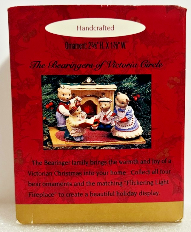 Hallmark Bearingers Beardadette Bearinger 1993 Keepsake Ornament MIB