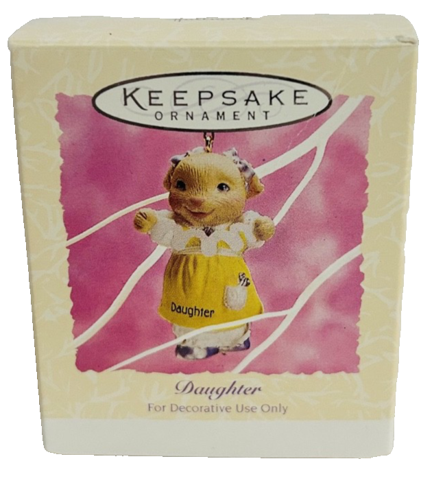 Hallmark Keepsake Daughter Easter Ornament 1994 Bunny Rabbit