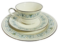 Noritake Monte Leone 7569 Cup Saucer Dinner Plate Set Japan