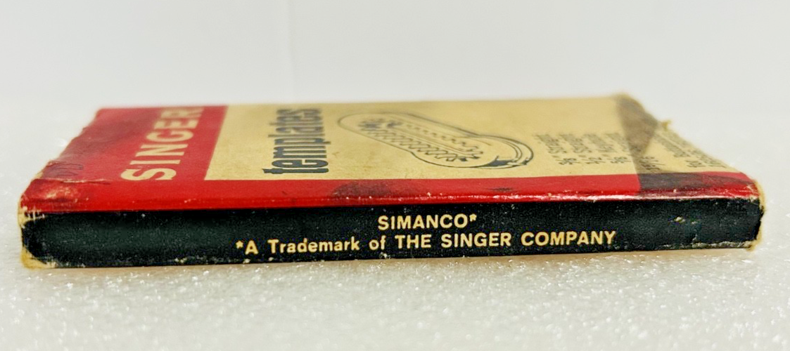Singer Automatic Buttonholer Attachment w Templates Box Manuals Made USA