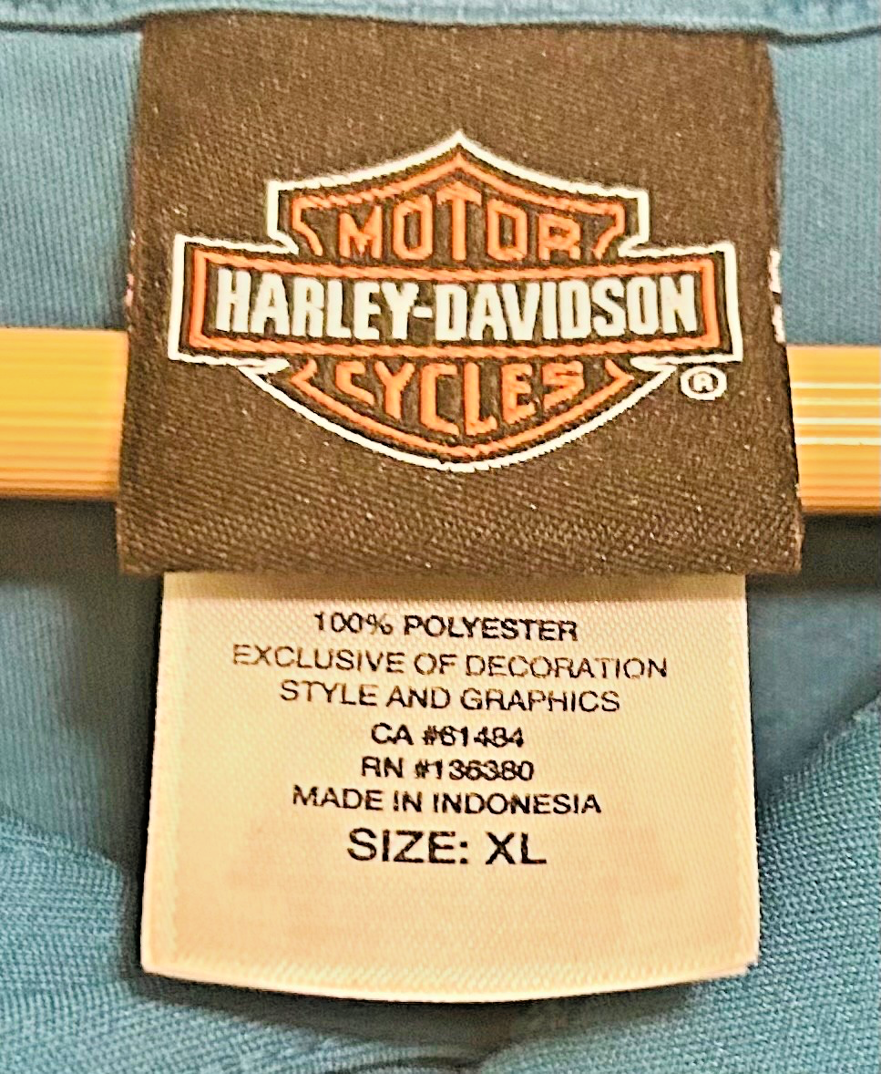 Harley-Davidson Polo Shirt XL Twister City Wichita KS Dealer Logo