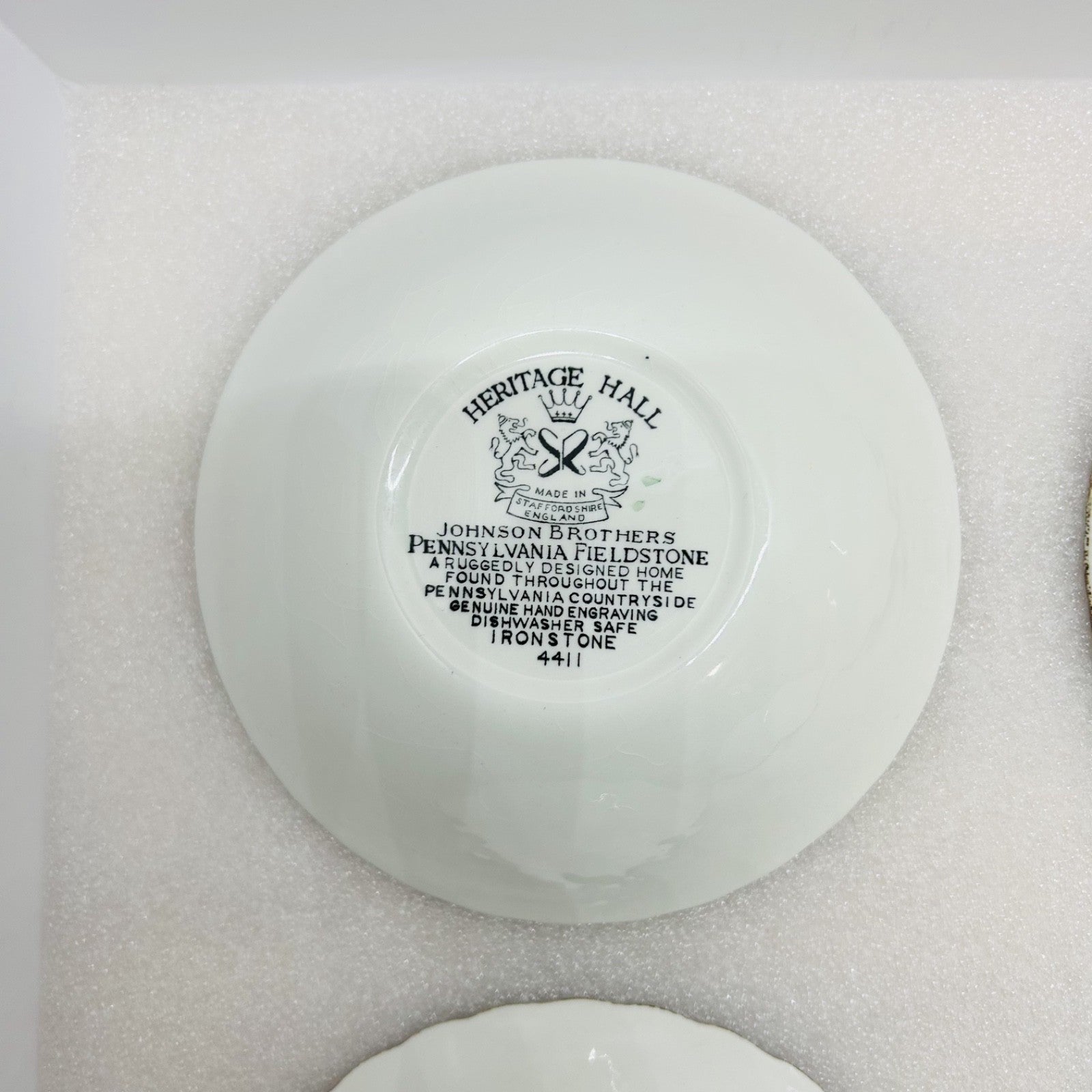 Johnson Brothers Pennsylvania Fieldstone Soup Cereal Bowls Set of 4 England