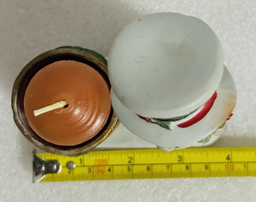 Vintage 1978 Jasco Christmas Luvkins #10 Porcelain Boy Candle Holder