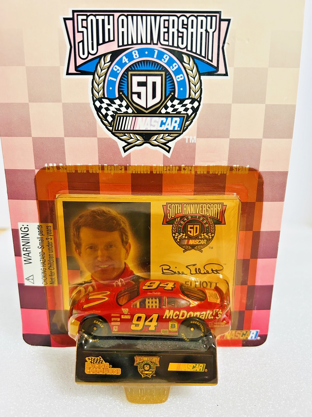 Bill Elliott #94 McDonald's NASCAR Racing Champions 50th Anniversary 1:64