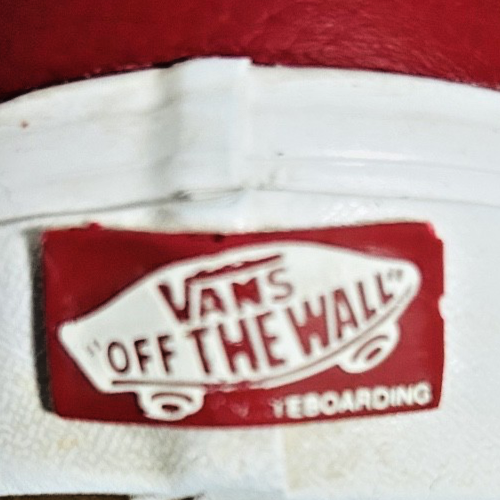 Vans Sk8-Hi Red White Leather Skate Shoes Men’s 11 PopCush