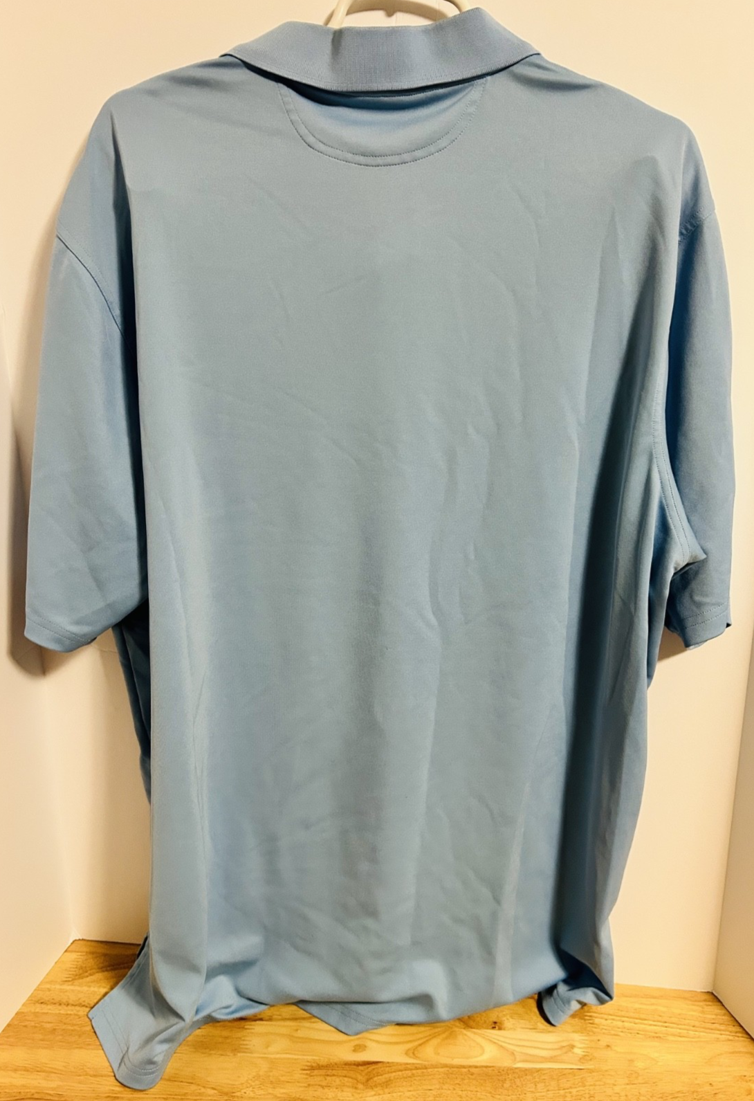 Under Armour HeatGear Polo Shirt Mens XL Loose Fit Blue Short Sleeve