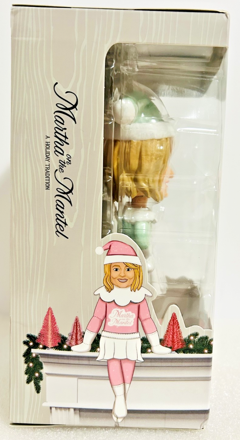 Martha on the Mantel Christmas Bobblehead Figure CultureFly Holiday Decor