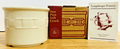 Longaberger Pottery 1 Pint Salt Crock Ivory 31691 Made in USA w Box 1998