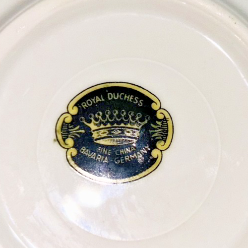 Royal Duchess Bavaria Germany Fine China Floral Rim Soup Bowl 5”