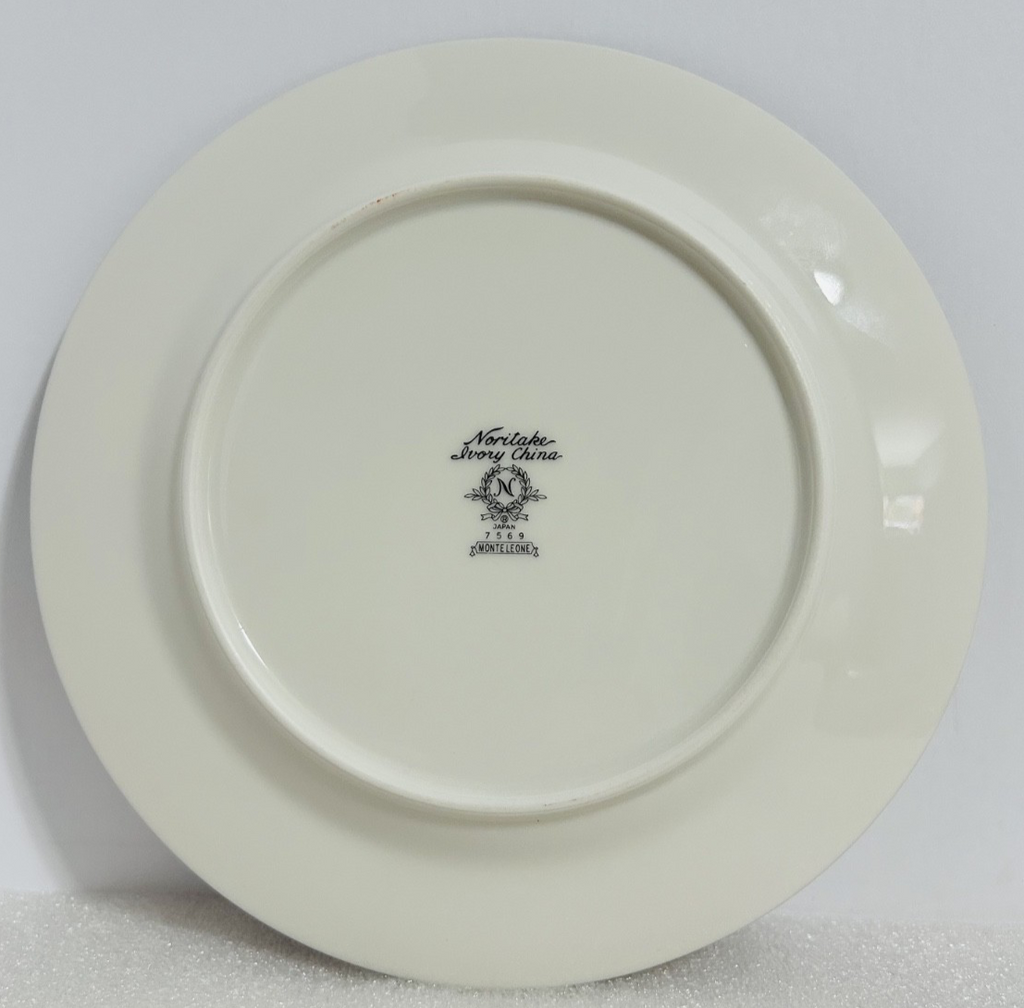 Noritake Monte Leone 7569 Cup Saucer Dinner Plate Set Japan