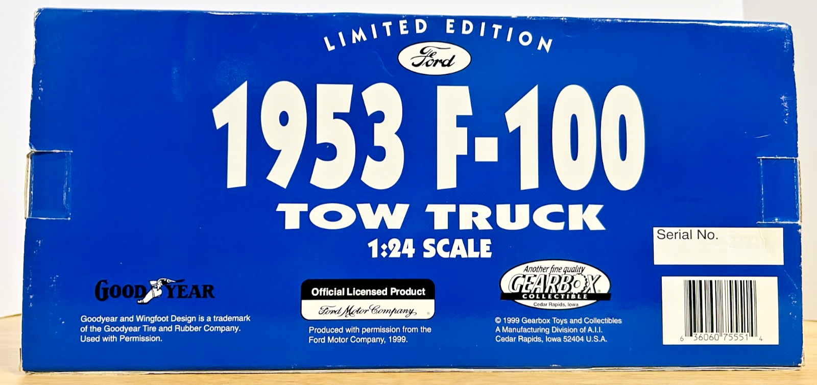Gearbox Citgo 1953 Ford F-100 Tow Truck Coin Bank 1:24 Diecast