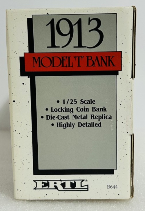 Ertl 1913 Model T Bank Tractor Supply Co Diecast Metal 1/25 Scale NIB