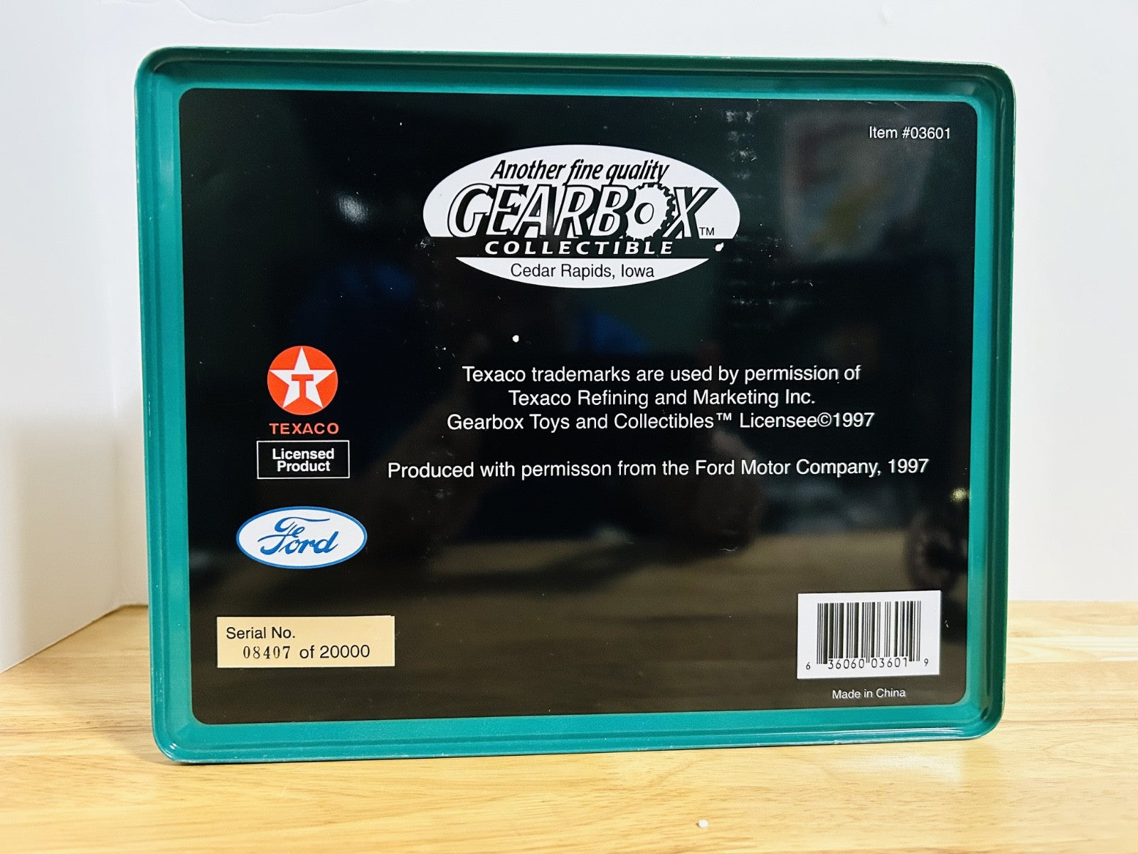 Gearbox Texaco 1913 Ford Model T Delivery Truck 1/16 Diecast LE 8407/20000