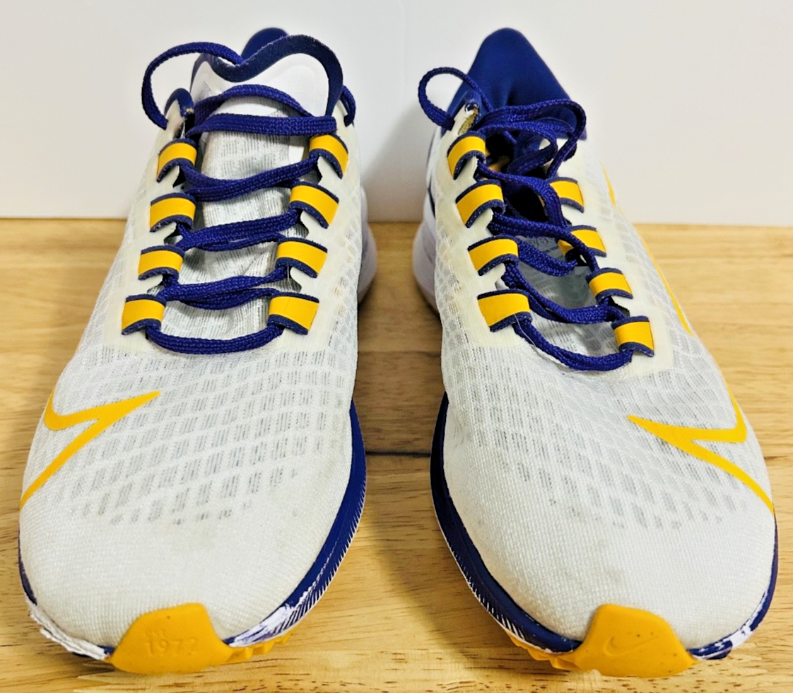 Nike Zoom Pegasus 37 LSU Tigers Running Shoes Men’s 7.5 White CZ5383-100