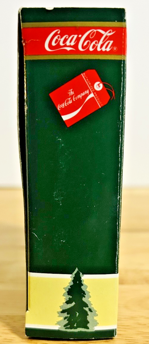Coca-Cola Trim A Tree Santa Bottle Cap Ornament 1990 Boxed Coke