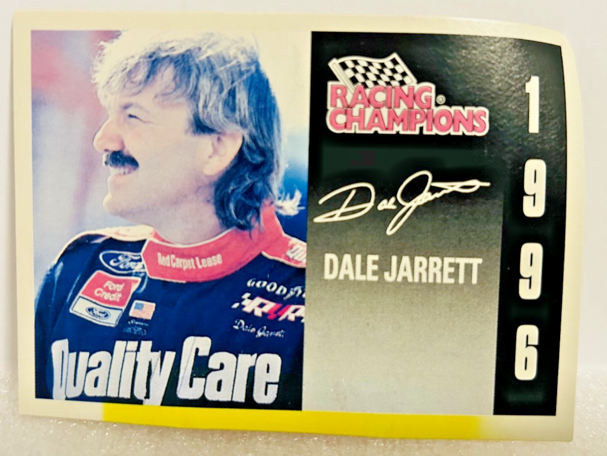 Dale Jarrett #28 Havoline NASCAR 1:64 Racing Champions Car w/ Card & Stand