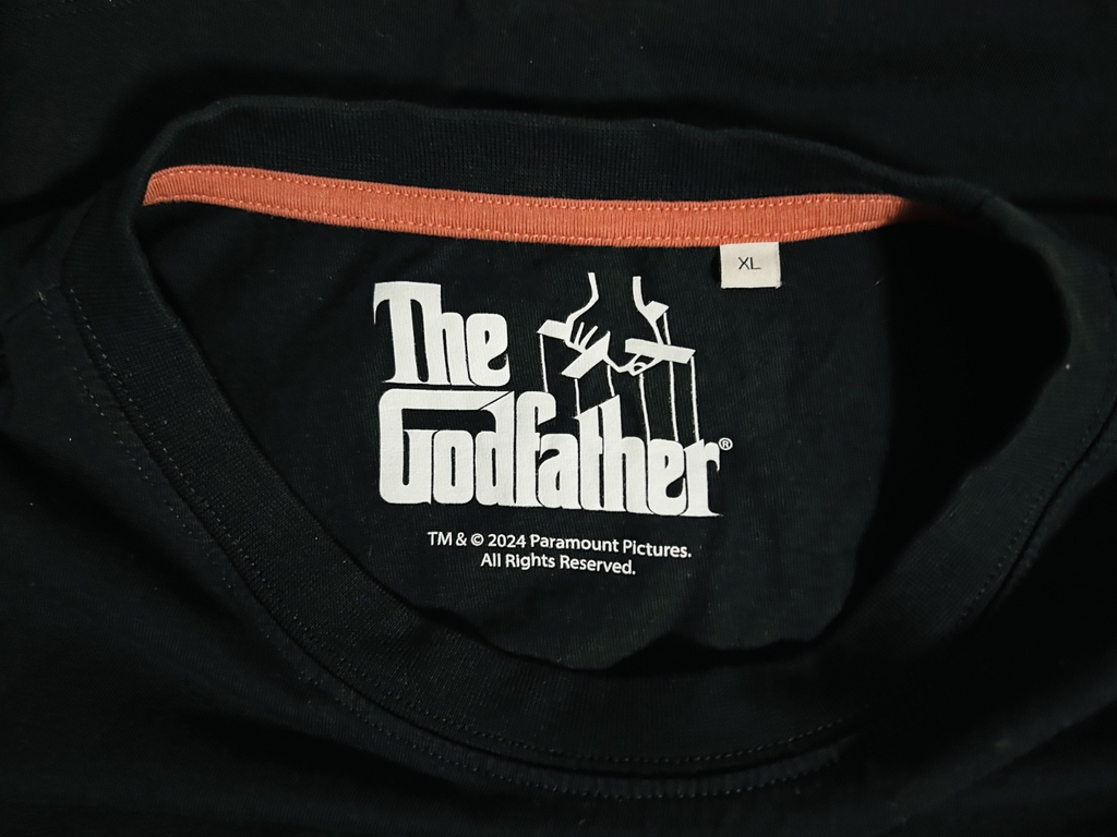 The Godfather Graphic T-Shirt Mens XL Black King of Hearts Movie Tee