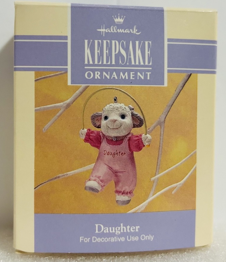 Hallmark Keepsake Ornament 1993 Easter Daughter Lamb QEO834-2
