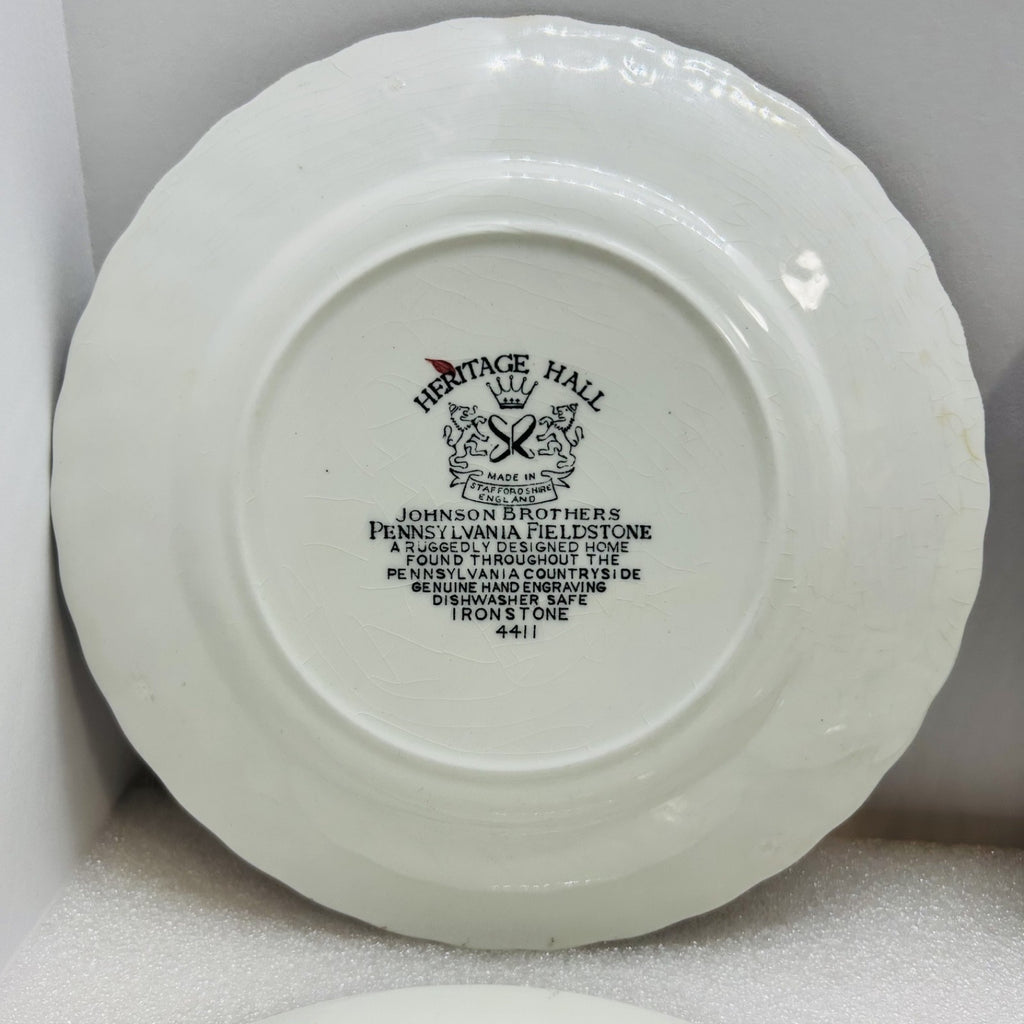 Johnson Brothers Heritage Hall Pennsylvania Fieldstone Salad Plates Set of 5
