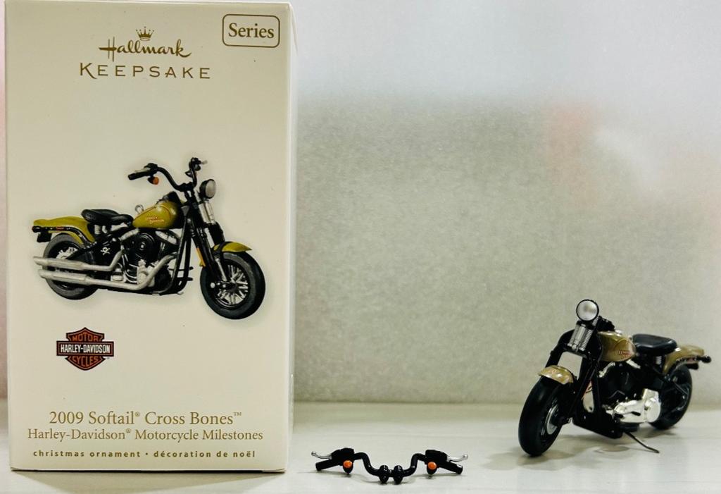 Hallmark Keepsake Motorcycle Ornament – Broken Handlebar – Pre-Owned w/Box