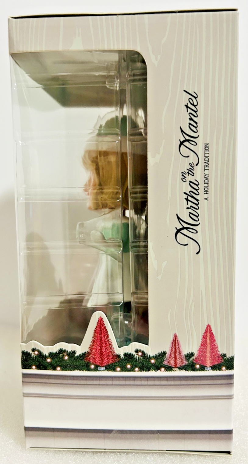 Martha on the Mantel Christmas Bobblehead Figure CultureFly Holiday Decor