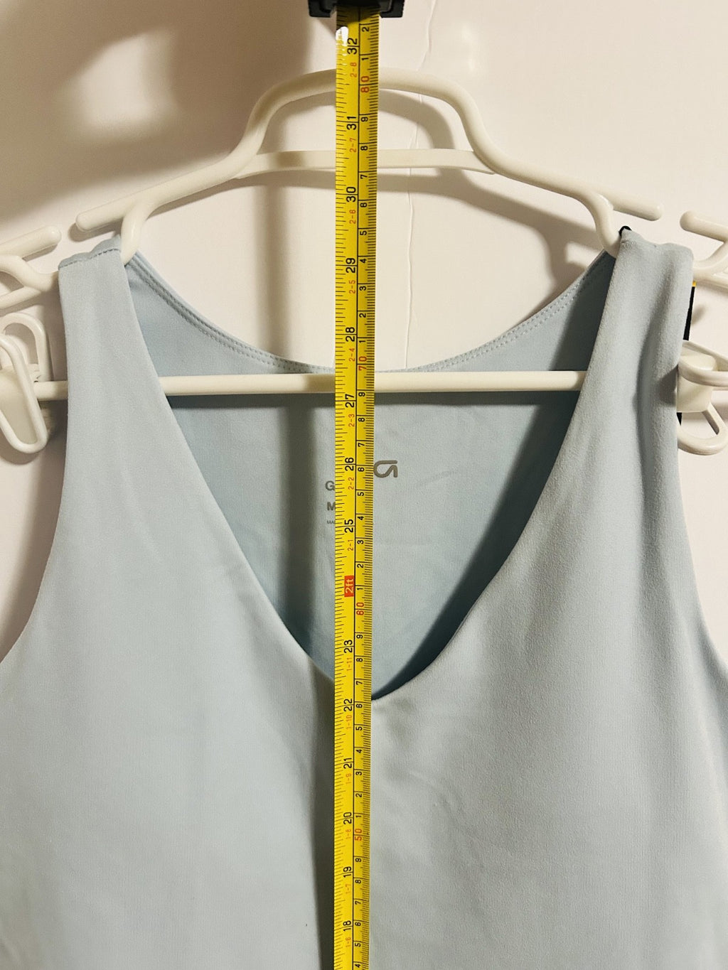 GapFit Active Tank Dress Medium Light Blue Shelf Bra NWT